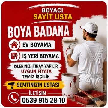 Küçükçekmece boyacı badana ustası (0539 915 28 10)