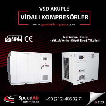 Speedair kompresör - Vidalı Kompresör ve Basınçlı Hava Sistemleri